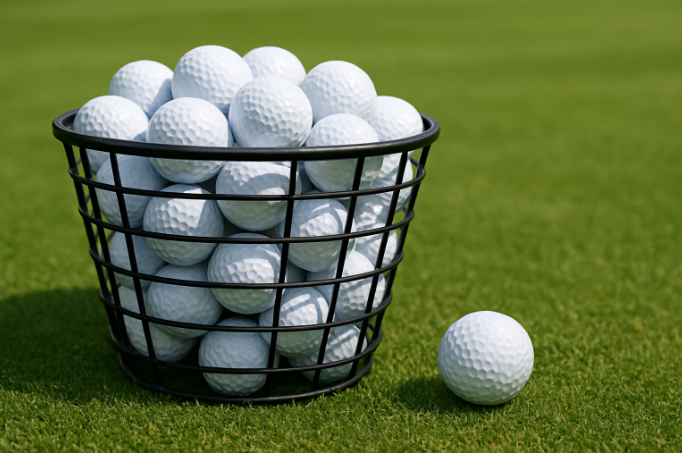 Køb billige golfbolde hos Jyskegolfbolde.dk
